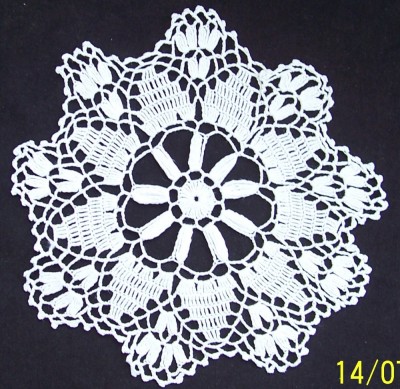 dantele identice crosetate manual din bumbac alb, model specific ramanesc, Ardeal-Alba, 1950, stare IMPECABILA foto