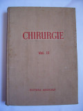 CHIRURGIE VOL 3 , ANUL 1956 , ARE 627 PAGINI , FORMAT MARE ,COPERTI CARTONATE