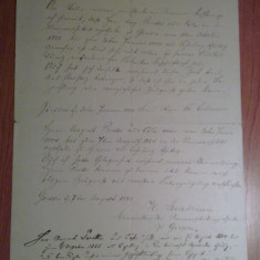 document in limba germana din anul 1885