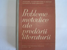 Probleme metodice ale predarii literaturii
