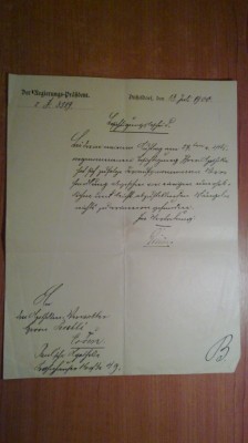 document germania 1900 foto