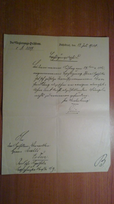 document germania 1900
