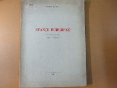 G. Bacovia Stante Burgheze 1946 1 portret si 6 planse Florica Cordescu 052 foto