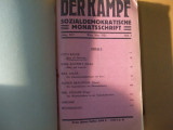 Der Kampf Sozialdemokratische Monatsschrift 13 numere 1923 - 1935