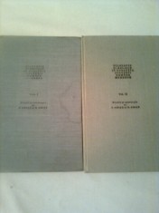 FILOSOFIE SI RELIGIE IN EVOLUTIA CULTURII ROMANE MODERNE ( vol.1 + vol. 2 )