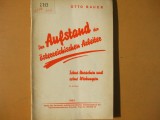 Otto Bauer Der Aufstand der osterreichischen Arbeiter. Seine Ursachen und seine Wickungen. 1934