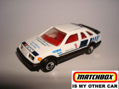 MATCHBOX-FORD SIERRA - ++ 2000 DE LICITATII !! foto