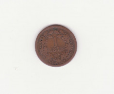 Moneda Ungaria - 1 Kracjzar 1872 - Rara foto