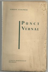 Simion Stolnicu / PUNCT VERNAL - versuri, editia I, 1933 foto