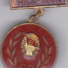 Insigna aniversara 1922-1962 UTC 60