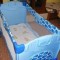 vand Patut pliabil Bertoni Travel Kid albastru + saltea relaxa