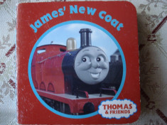 Carte cartonata mini Thomas the Tank Engine Locomotiva James story ilustrat foto