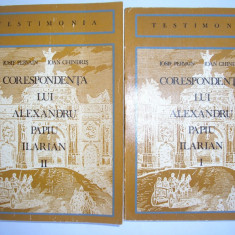 CORESPONDENTA LUI ALEXANDRU PAPIU ILARIAN 2 vol IOSIF PERVIAN &amp;amp; IOAN CHINDRIS,r4