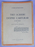 JOHANN GOTTLIEB FICHTE-TREI SCRIERI DESPRE CARTURARI/1944, Alta editura
