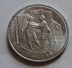 5 lire 1976 San Marino foto