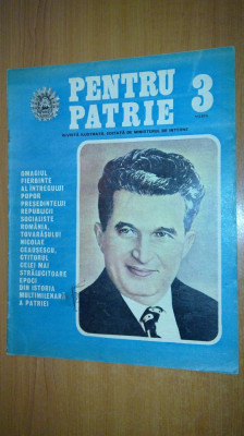 revista pentru patrie martie 1985 foto