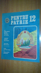 revista pentru patrie nr.12 /1985 foto