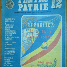 revista pentru patrie decembrie 1987