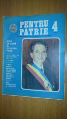 revista pentru patrie nr.4/1985 foto