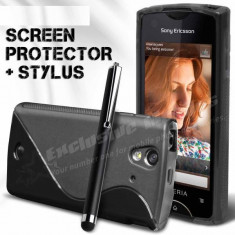 SONY ERICSSON XPERIA NEO HUSA PROTECTIE GEL SILICON NEAGRA NOUA ! foto