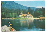 Carte postala(ilustrata)-BAILE TUSNAD-Lacul Ciucas, Circulata, Printata