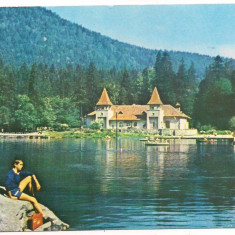 carte postala(ilustrata)-BAILE TUSNAD-Lacul Ciucas