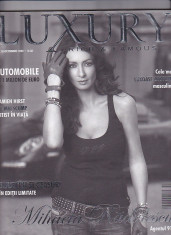 Revista Luxury Rich &amp;amp;amp;amp; Famous, nr 18 Octombrie 2008, Mihaela Radulescu foto