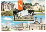 Carte postala(ilustrata)-IASI-colaj, Circulata, Printata