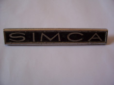 SET EMBLEMA AUTO SIMCA 1301 SPECIAL . foto