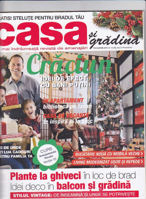 Revista Casa si gradina, decembrie 2010 foto