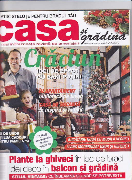Revista Casa si gradina, decembrie 2010
