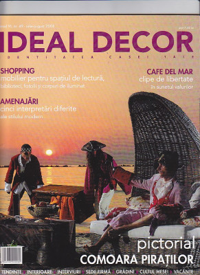 Doua reviste Ideal Decor, nr 49 iulie august 2008 si 56 aprilie 2009 foto