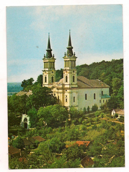carte postala(ilustrata)-LIPOVA-Manastirea Maria Radna