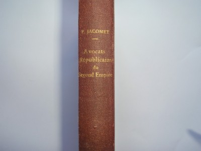 Avocats republicains du second empire Pierr Jacomet,r7 foto