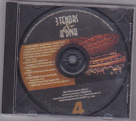 CD - 3 tenors &amp;amp; a diva Carreras, Domingo, Pavarotti, Maria Callas, 4