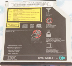 Unitate optica DVD-RW slim 9,5 mm pentru laptopuri IBM/Lenovo seriile T4x si T6x foto