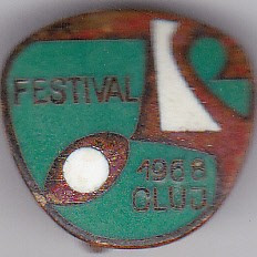 Insigna Festival 1968 Cluj foto