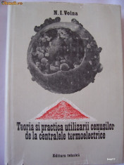 TEORIA SI PRACTICA UTILIZARII CENUSILOR DE LA CENTRALELE TERMOELECTRICE - N.I.VOINA . foto