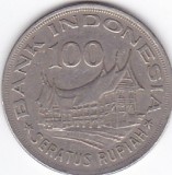 Moneda Indonezia 100 Rupii 1978 - KM#42 VF