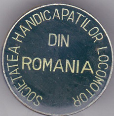 Insigna Societatea Handicapatilor Locomotor din Romania foto