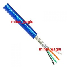 CABLU 4 FIRE CU ECRAN USB 4X(7X0,1) / 80X0,1 CU+FOLIE AL , CABLU ECRANAT USB , CABLU USB , CABLU DATE , CABLU TRANSMISIE DATE foto