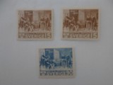 Timbre Suedia MH serie 1941 categoria 46 euro, Nestampilat