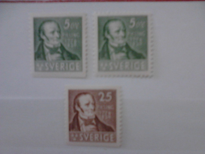 timbre Suedia MH serie 1939 categoria 34 euro