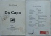 Radu D. Rosetti, Da Capo, 1919, prima editie, Alta editura