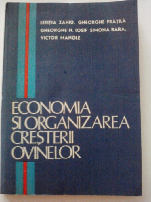 Economia si organizarea cresterii ovinelor / R3P2S