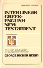 INTERLINEAR GREEK - ENGLISH NEW TESTAMENT (interlinear greaca engleza al Noului Testament, biblia, scriptura, biblie, grec) foto