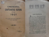 Demetrescu , Calendarul Cooperatiei Oltene pe anul 1921 , Craiova , 1921, Alta editura