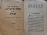 Cumpara ieftin Demetrescu, Calendarul Cooperatiei Oltene pe anul 1921, Craiova, 1921, Alta editura