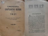 Cumpara ieftin Demetrescu , Calendarul Cooperatiei Oltene pe anul 1921 , Craiova , 1921, Alta editura