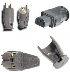 Conectori de alimentare SUPRA Cables - SW-EU Male Plug + SWF-10/s Female Connector, noi, la cel mai bun pret! foto